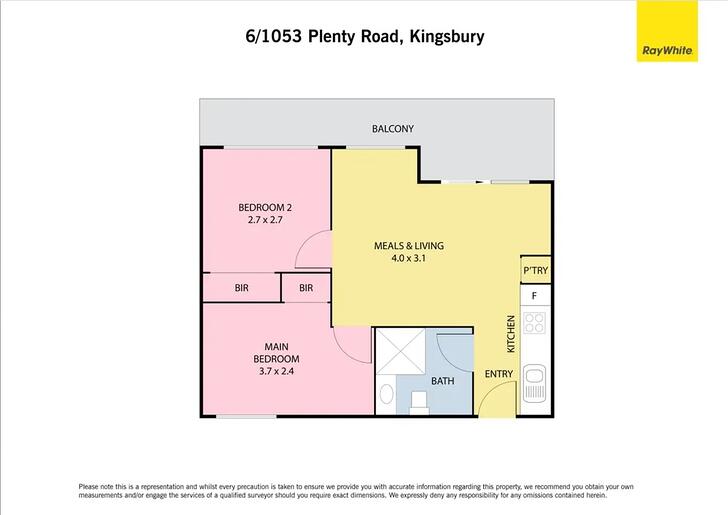 6/1053 Plenty Road, Kingsbury 3083, VIC Apartment Photo