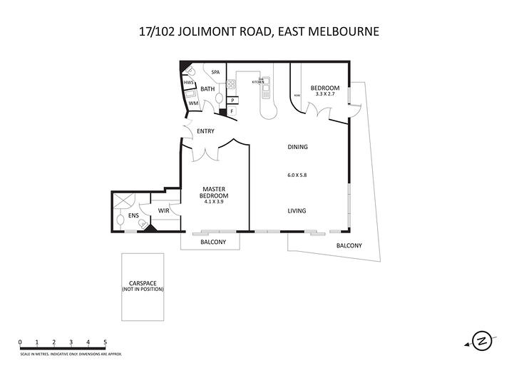 17/102 Jolimont Road, East Melbourne 3002, VIC Apartment Photo